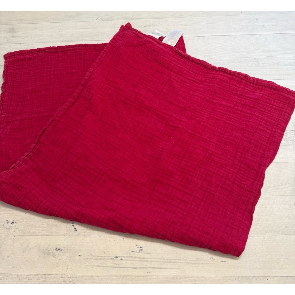 Aden & Anais baby magenta pink muslin swaddle‎ blanket